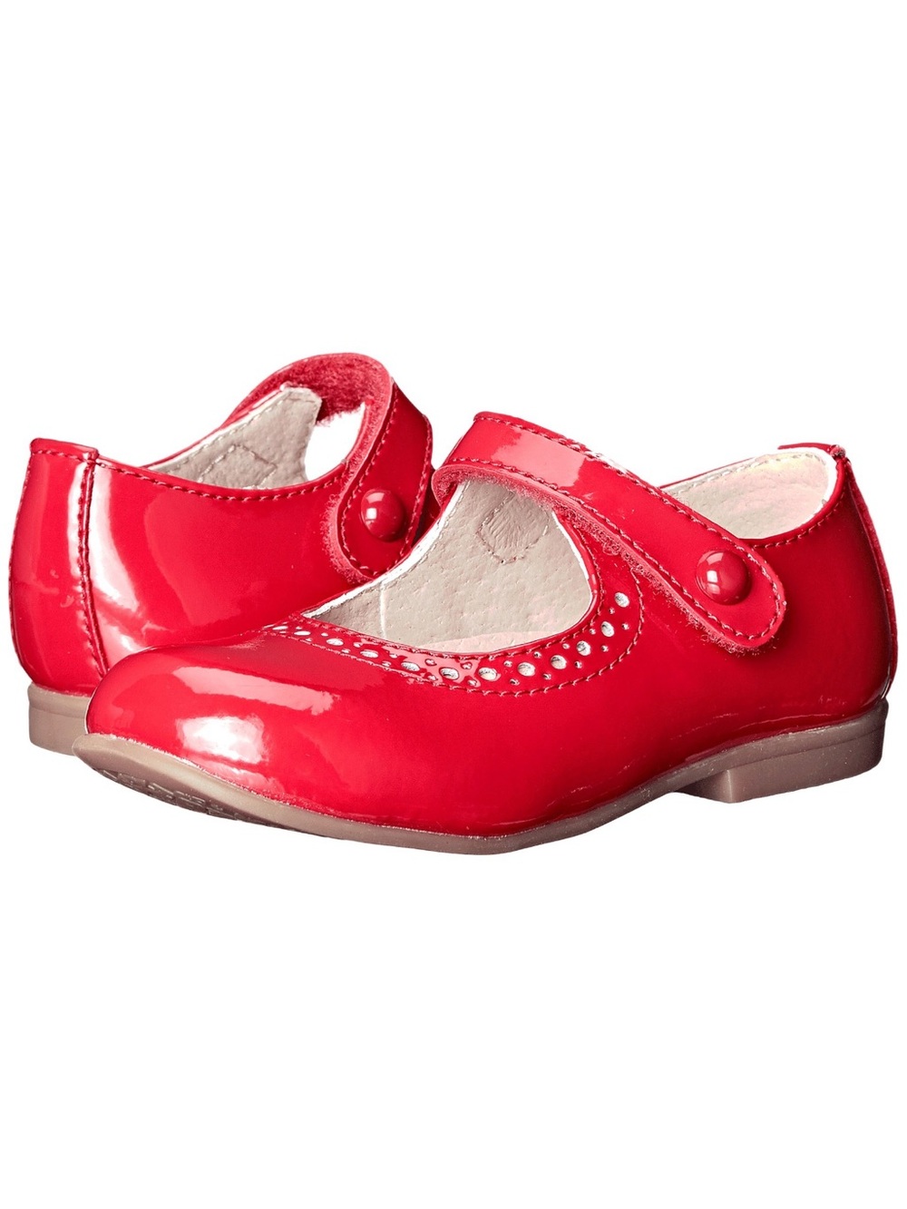 Footmates Emma red patent leather Mary Janes